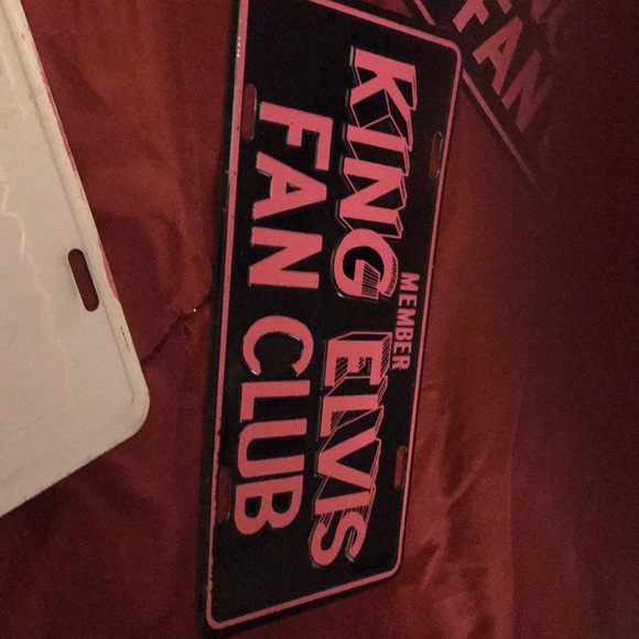 Elvis Presley member fan club license plates - Picture 2 of 3